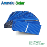 50pcs x Solar Cells DIY Charger Polycrystalline Silicon Cells 39*22mm 0.5V 0.16W