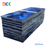 100pcs Crystal Solar Cells 52x19mm DIY Solar Panel, Home lights, Battery Charger