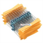 Metal Film Resistors 300 Pack, Assortment Kit – 10 each 30 values 1/4w 1% Tolerance