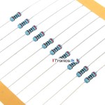 Metal Film Resistors 300 Pack, Assortment Kit – 10 each 30 values 1/4w 1% Tolerance
