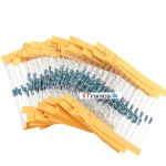 Metal Film Resistors 300 Pack, Assortment Kit – 10 each 30 values 1/4w 1% Tolerance
