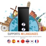 Portable Smart Voice Translator Real Time Multi-Language Speech Interactive Translator 3 in 1 voice Text Bluetooth Translator