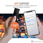 Portable Smart Voice Translator Real Time Multi-Language Speech Interactive Translator 3 in 1 voice Text Bluetooth Translator