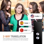 Portable Smart Voice Translator Real Time Multi-Language Speech Interactive Translator 3 in 1 voice Text Bluetooth Translator